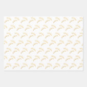 金ゴールドグラムまつげ ラッピングペーパーシート (正面)