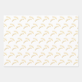 金ゴールドグラムまつげ ラッピングペーパーシート