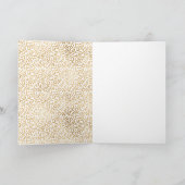 金ゴールドグラムガーリーピーチピンク赤面ヒョウ柄 カード (内部)