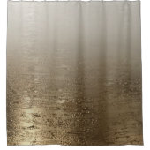 金ゴールドグラムギルドブラシエレガモダンンス シャワーカーテン (正面)