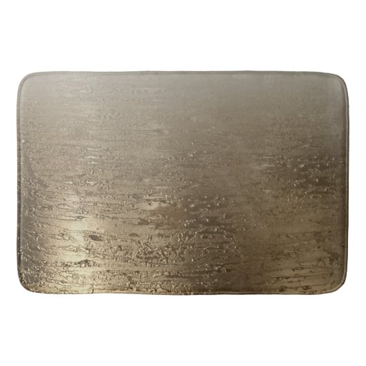 金ゴールドグラムギルドブラシエレガモダンンス バスマット (正面)