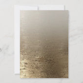 金ゴールドグラムギルドブラシモダンエレガンス結婚ズ 招待状 (裏面)