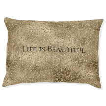 金ゴールドグラムグリジーグリッターヒョウ印刷