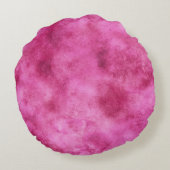 金ゴールドグラムグリッターガーリーピンクストライプ色 ラウンドクッション (裏面)