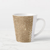 金ゴールドグラムグリッタースネークスキン カフェラテマグ (右)