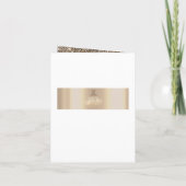 金ゴールドグラムグリッタースパークスウィート16バースデーパーティー 招待状 (裏面)