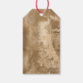 金ゴールドグラムグリッタースパークル ギフトタグ (裏面)