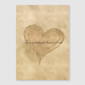 金ゴールドグラムグリッターハート (正面)