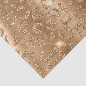 金ゴールドグラムグリッターヒョウ印刷 薄葉紙 (詳細)