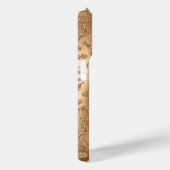 金ゴールドグラムグリッターヒョウ印刷 Case-Mate iPhoneケース (裏面 / 右)