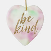 金ゴールドグラムグリッタービーフレンドリーミントピンク絞り染め セラミックオーナメント (右)