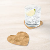 金ゴールドグラムグリッターラブ ペーパーコースター (インサイチュ)