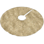 金ゴールドグラムグリッターレオパードプリント     ブラッシュドポリエステルツリースカート (アングル)