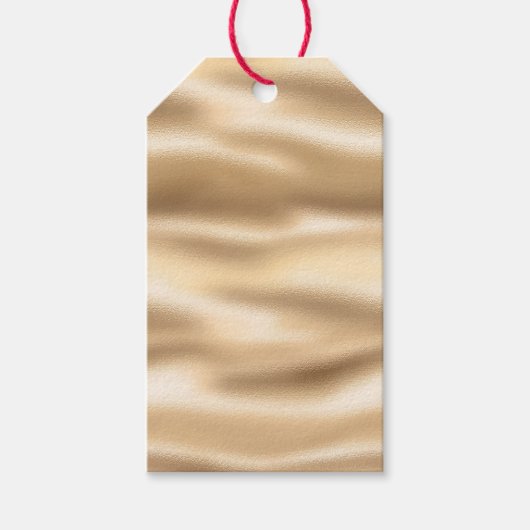 金ゴールドグラムグリッター ギフトタグ (正面)