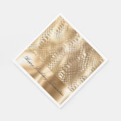 金ゴールドグラムスネークスキン スタンダードランチョンナプキン (角)