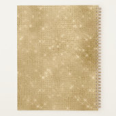 金ゴールドグラムスパークルモノグラム プランナー手帳 (裏面)