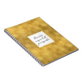 金ゴールドグラムスパークル ノートブック (右側)
