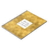 金ゴールドグラムスパークル ノートブック (左側)