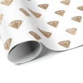 金ゴールドグラムダイヤモンド ラッピングペーパー (ロールコーナー)