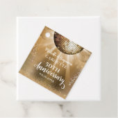 金ゴールドグラムディスコ結婚ボール50周年記念 フェイバータグ (インサイチュ)