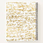 金ゴールドグラムハート《写真》ぼけ味 ノートブック (裏面)