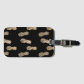 金ゴールドグラムパイナップル ラゲッジタグ (正面横)