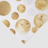 金ゴールドグラム抽象芸術ドット誕生日 薄葉紙 (詳細)