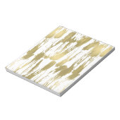 金ゴールドグラム抽象芸術 ノートパッド (回転)