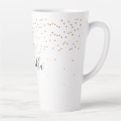 金ゴールドグラム紙吹雪名 カフェラテマグ (右)