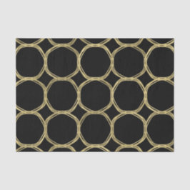 金ゴールドグラム&ブラックリングや輪グモダンラムパーティー 薄葉紙