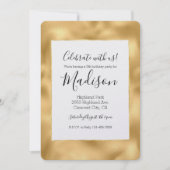 金ゴールドグラム 招待状 (正面)