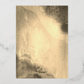 金ゴールドグランジテクス結婚チャ 箔招待状 (裏面)