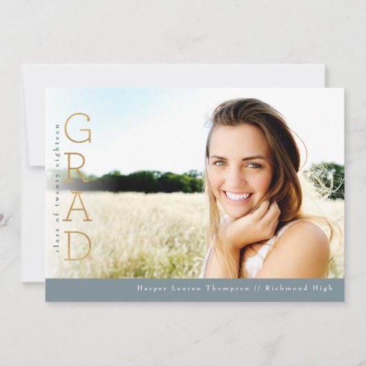 金ゴールドグラード 案内状 (正面)