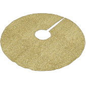 金ゴールドグリジーグリッター ブラッシュドポリエステルツリースカート (アングル)