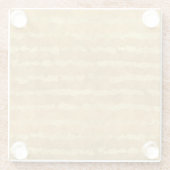 金ゴールドグリジーストライプ ガラスコースター (裏面)