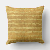 金ゴールドグリジーストライプ クッション (裏面)