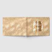 金ゴールドグリッジグラムストライプズ ゲストブック (全面)