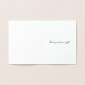 金ゴールドグリッストライプジーありがとう 箔カード (内部)