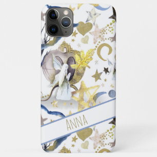 *~*金ゴールドグリッターかなり月の星ハート城 iPhone 11 PRO MAXケース