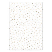 金ゴールドグリッターきらめく星 テーブルナンバー (裏面)