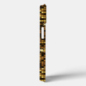 金ゴールドグリッターとキラキラ模様 Case-Mate iPhoneケース (裏面 / 右)