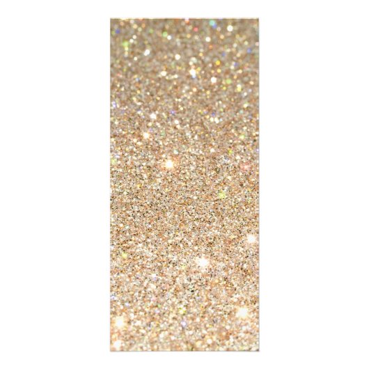 金ゴールドグリッターとグラマー美しい ラックカード (裏面)