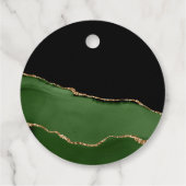 金ゴールドグリッターとグリーンゲート フェイバータグ (裏面)