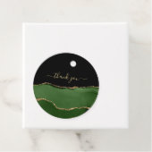 金ゴールドグリッターとグリーンゲート フェイバータグ (インサイチュ)