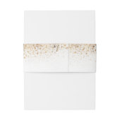 金ゴールドグリッターとダスティーブルー結婚フローラ 招待状ベリーバンド (裏面例)