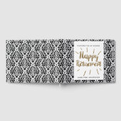 金ゴールドグリッターとダマスクハッピーリタイア ゲストブック (全面)