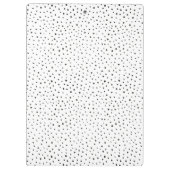 金ゴールドグリッターとドット | ネイビーのクリップボード クリップボード (裏面)