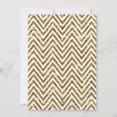 金ゴールドグリッターとChalkboardクリスマスフォトカード シーズンカード (裏面)