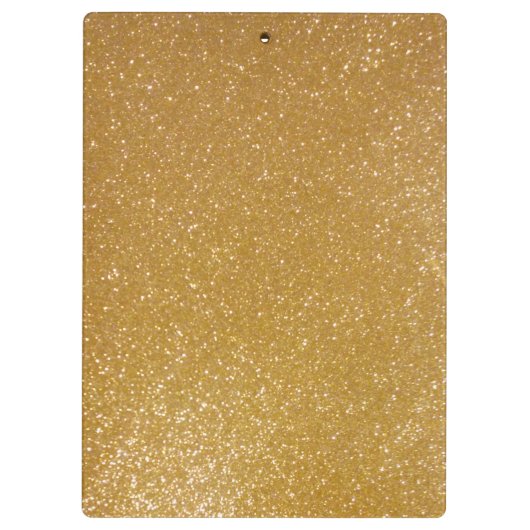 金ゴールドグリッターにキラキラの輝フェイクきを持つクリップボード クリップボード (裏面)