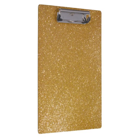 金ゴールドグリッターにキラキラの輝フェイクきを持つクリップボード クリップボード (右)